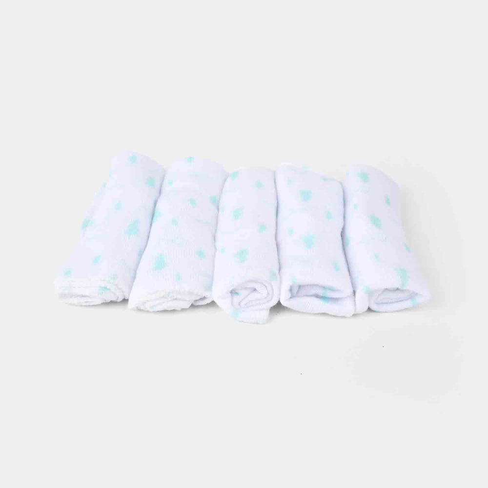 5PCS FACE TOWEL -1074-TREE