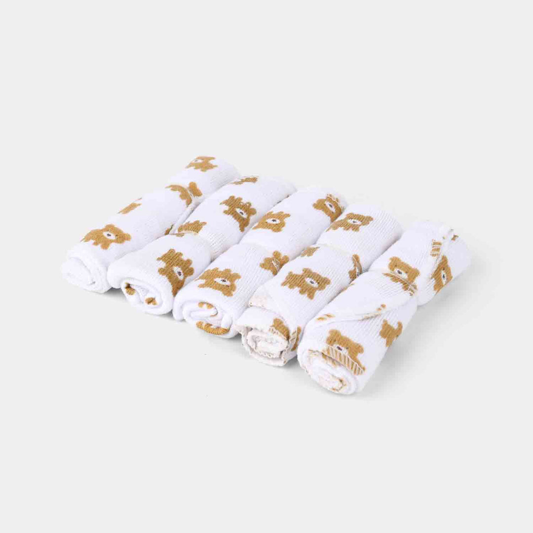 5PCS FACE TOWEL -1074-BEAR