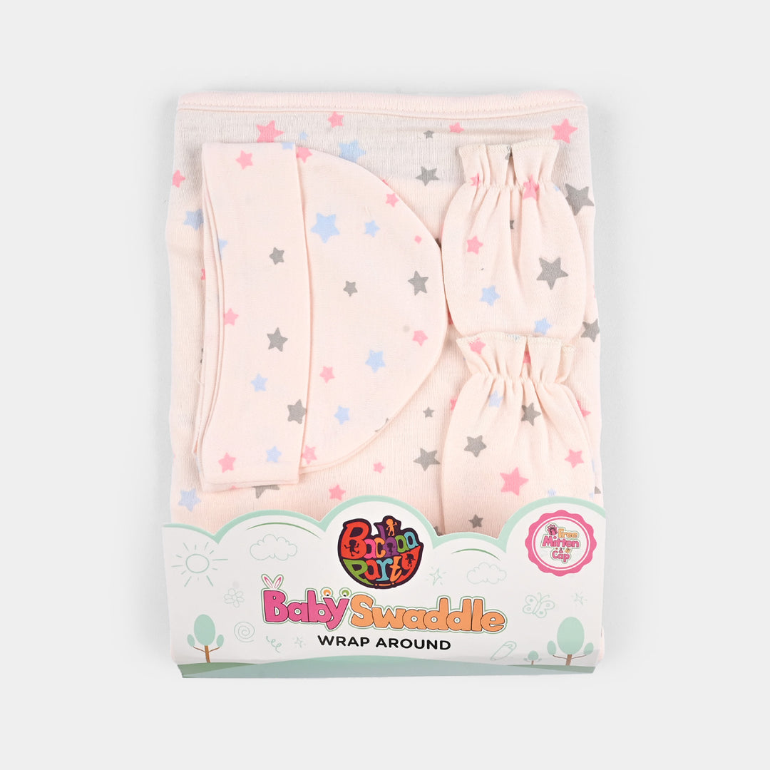 Infant Big Swaddle with Cap & Mittens