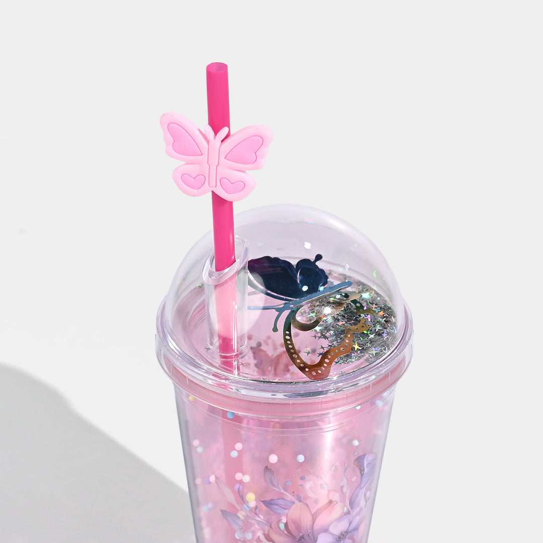 Acrylic Straw Mug/Cup | 450ml