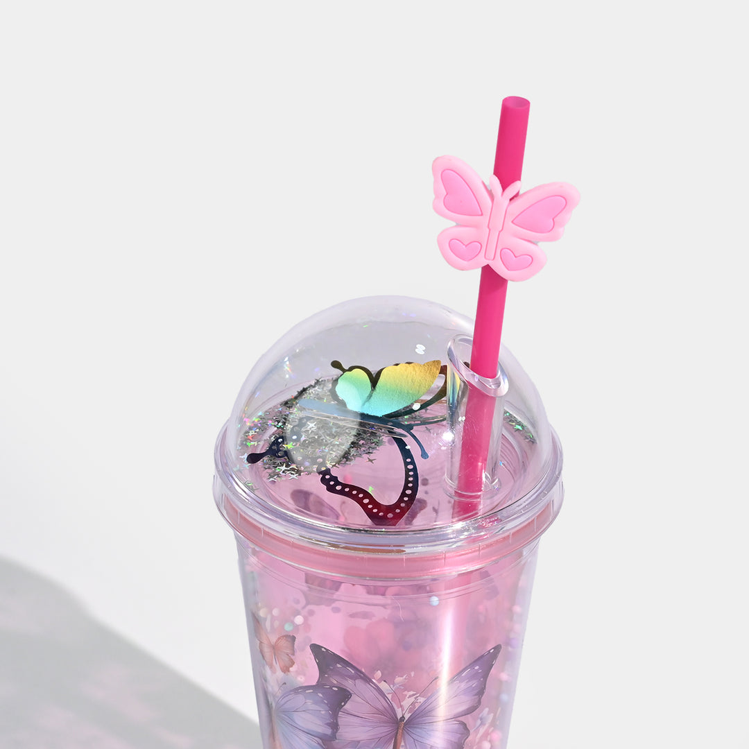 Acrylic Straw Mug/Cup | 450ml