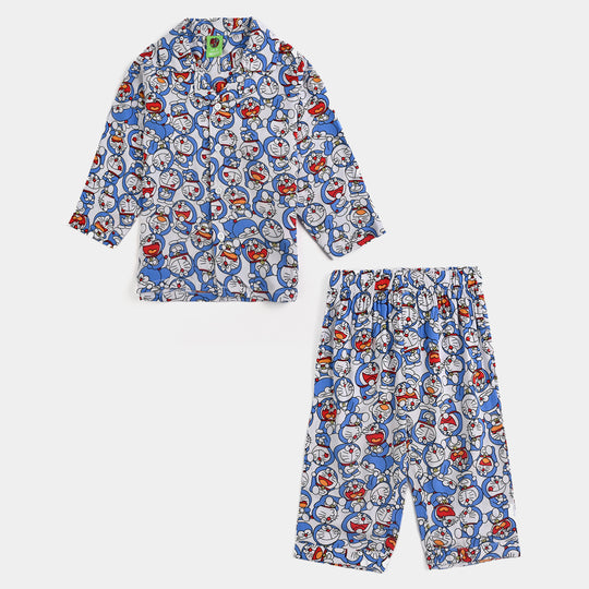 Infant Boys Viscose Night Suit - Multi