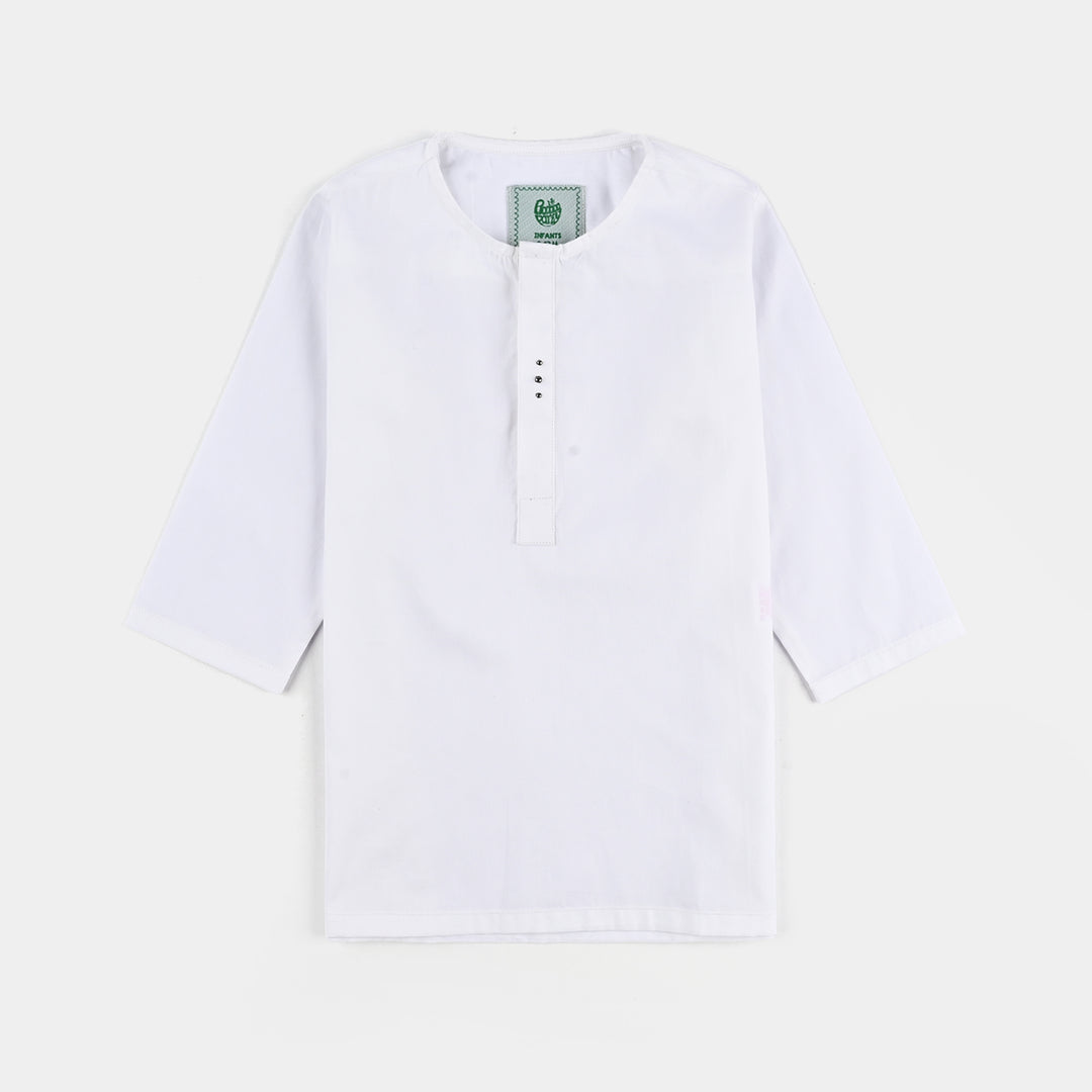 Infant Boys (Azadi) 3 Piece Suit – White