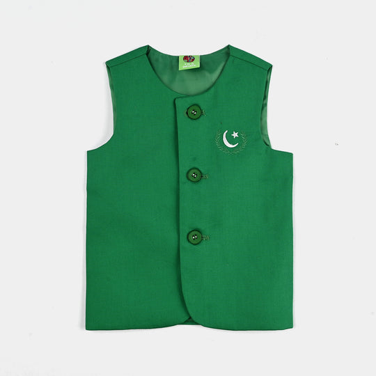 Infant Boys (Azadi) 3 Piece Suit – White
