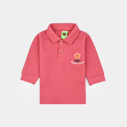 Infant Girls Thermal Suits - Pink