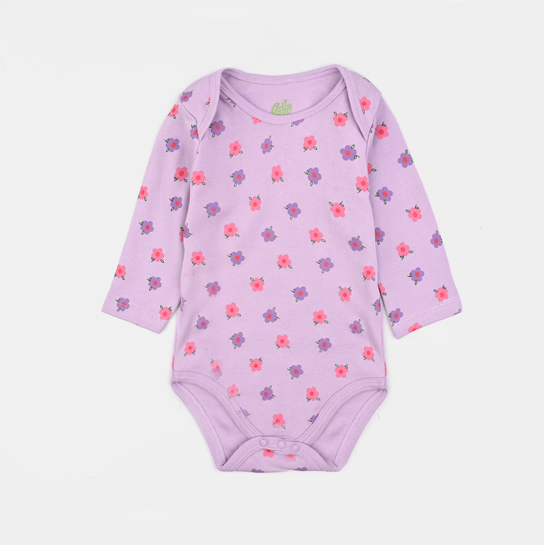 Infant Girls Cotton Interlock Romper