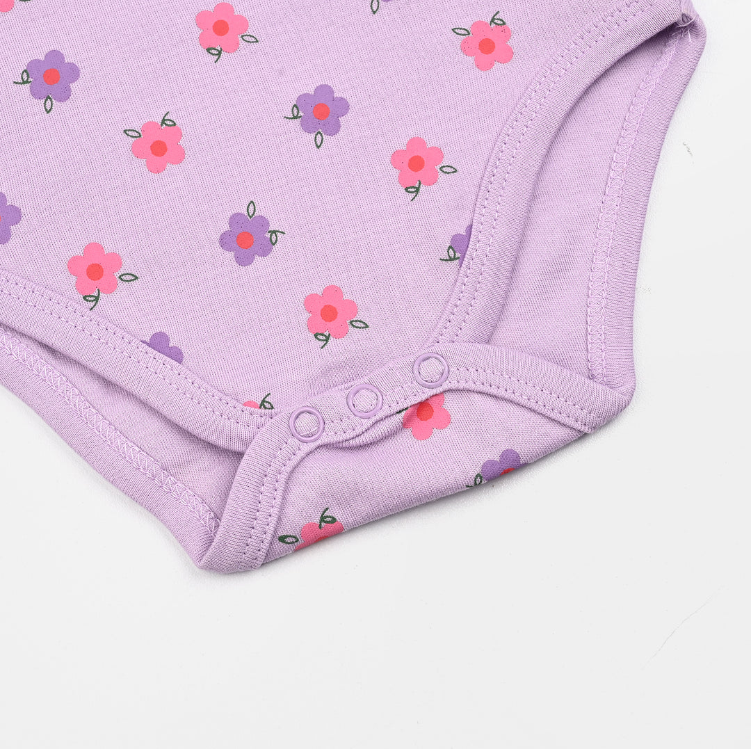 Infant Girls Cotton Interlock Romper