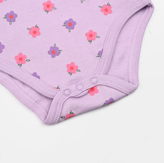 Infant Girls Cotton Interlock Romper