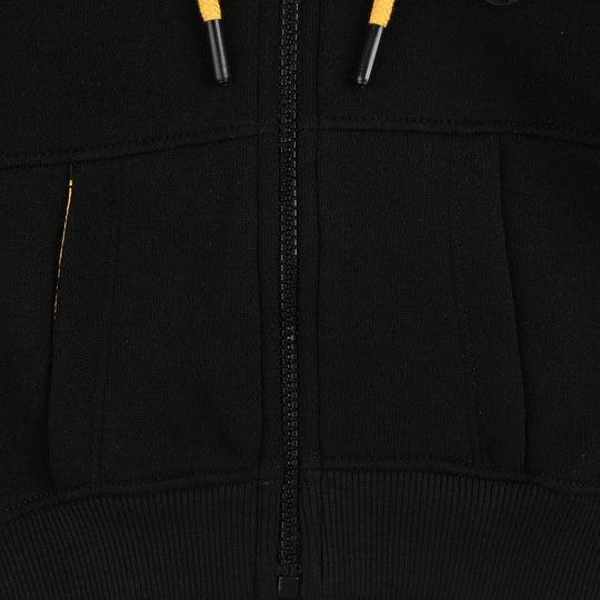 Boys Fleece Jacket Character-BLACK