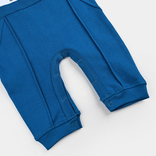 Infant Boys Cotton Interlock Romper MINI MILES