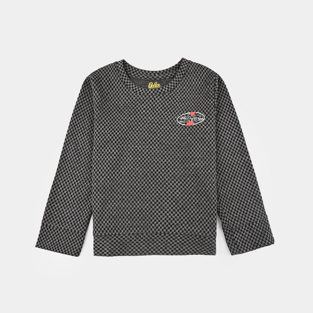 Boys Jacquard 2 Piece - GREY