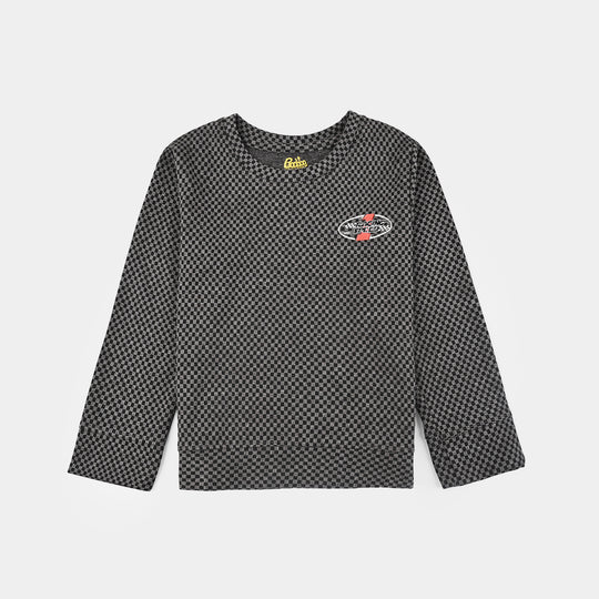Boys Jacquard 2 Piece - GREY