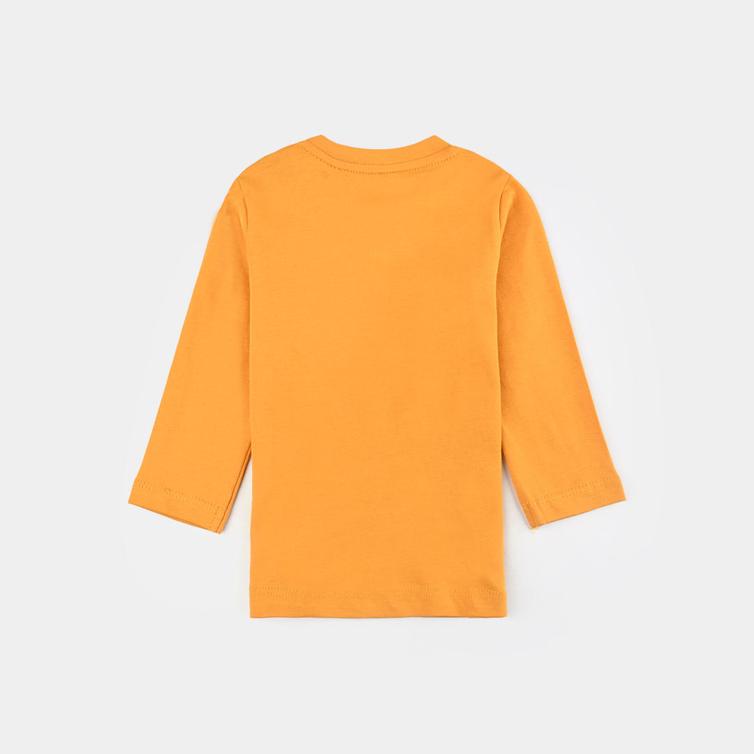 Infant Girls Jersey/Terry T-Shirt (BEST FRIENDS) - Yellow