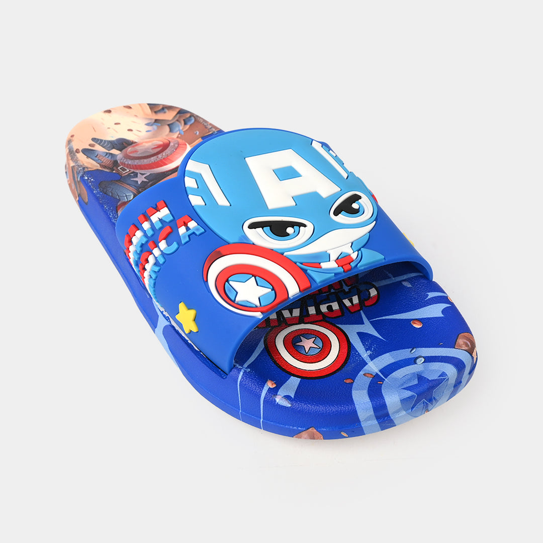 Boys Slippers 208-A9-BLUE