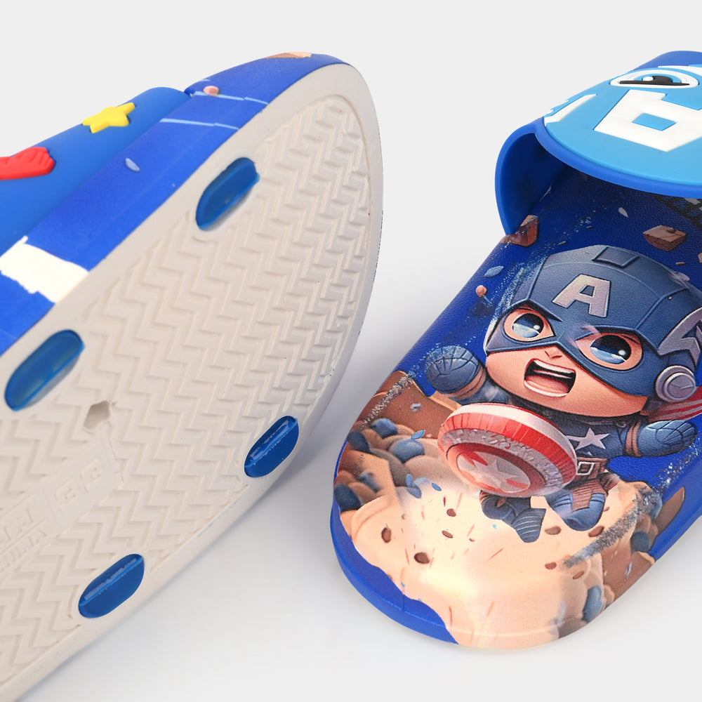 Boys Slippers 208-A9-BLUE