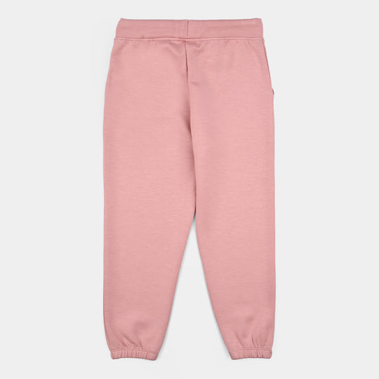 Girls Microfiber Interlock Pajama HEARTS-PINK