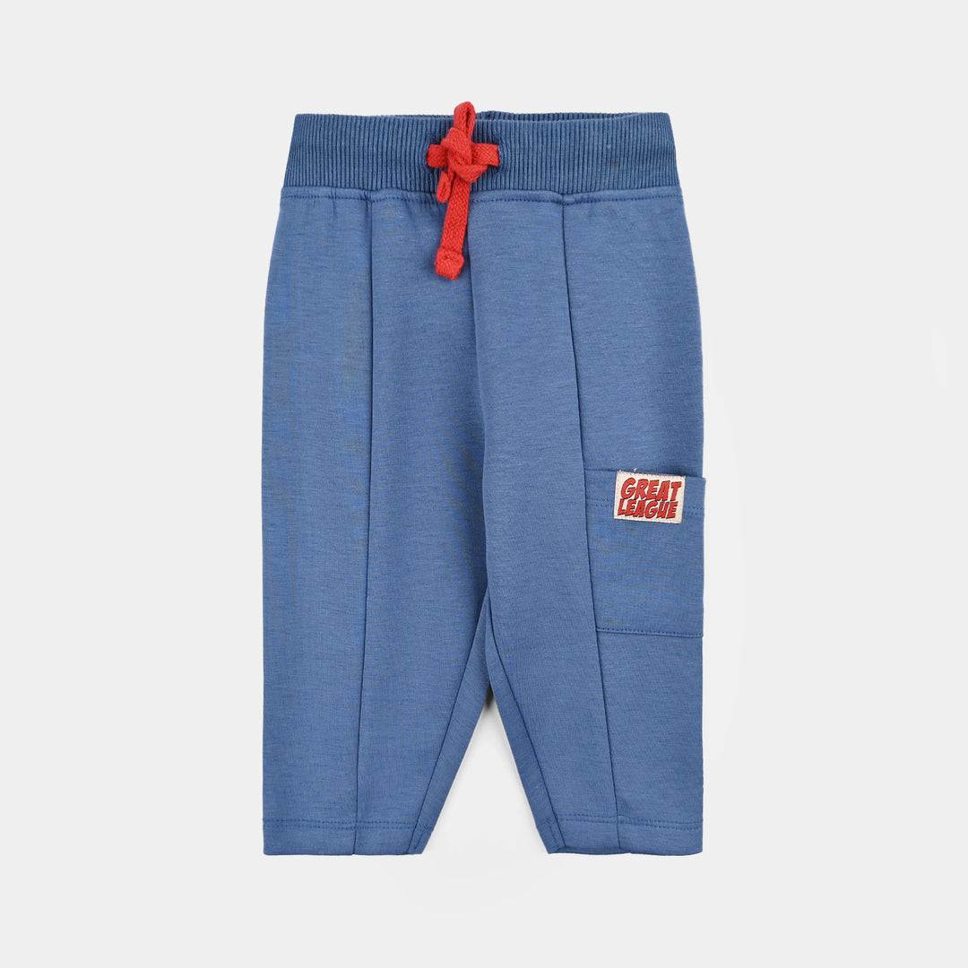 Infant Boys Microfiber Interlock Pyjamas GREAT LEAGUE-Blue