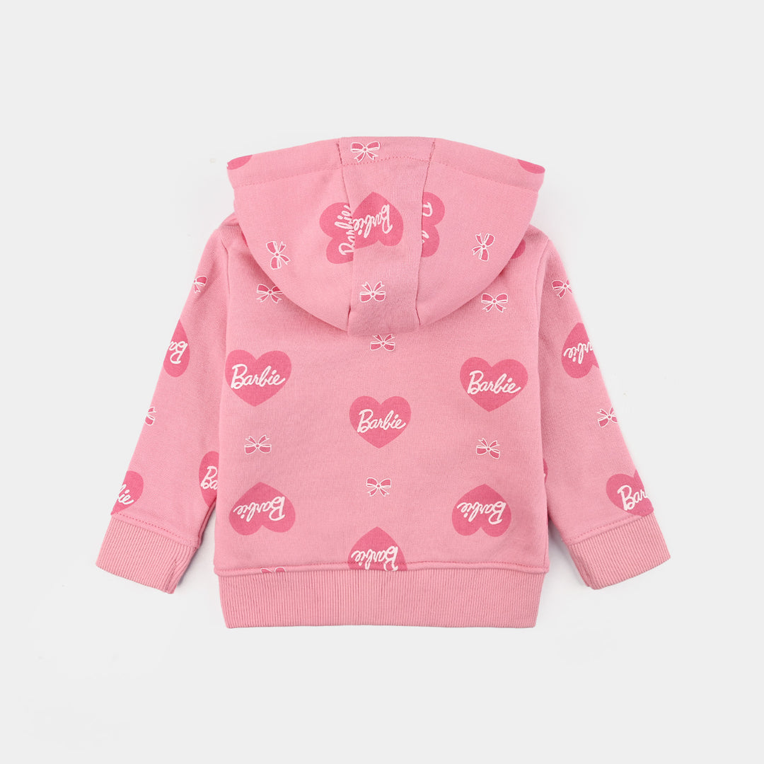 Infant Girls Fleece Jacket - Candy Pink