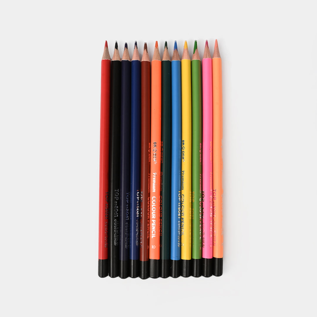 Braden Color Pencils 12PCs For Kids