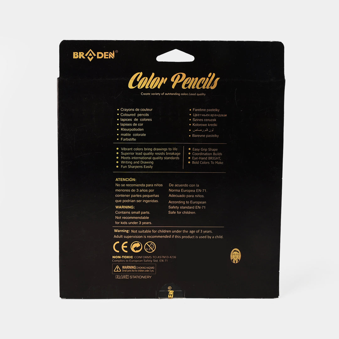 Braden Color Pencils | Premium Quality | 18PCs
