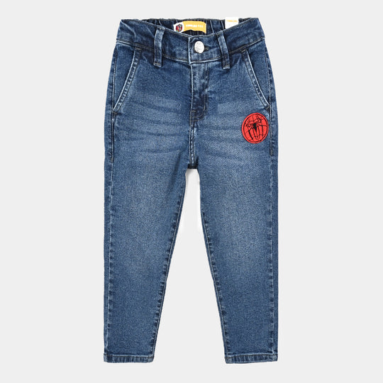 Boys Denim Stretch Pant - Mid Blue