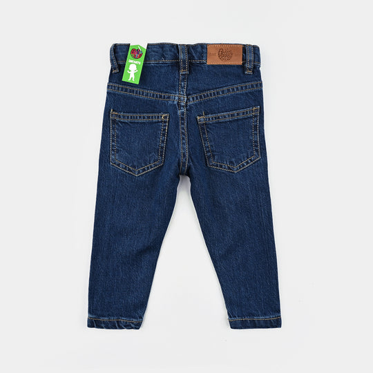 Infant Boys Denim Stretch Pant Basic - Dark Blue