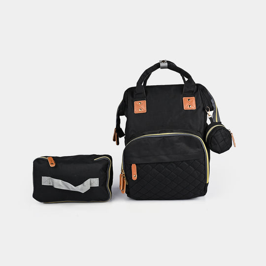 MOTHER BAG/BACKPACK SET | 1866 BLACK