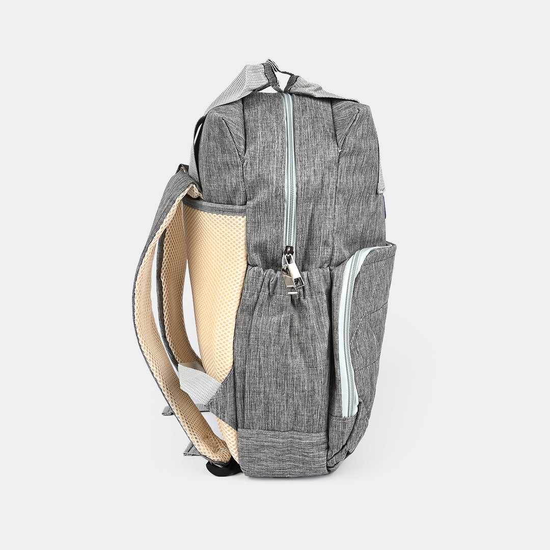 BABY CARE MOTHER BAG PACK | 1539 GRAY