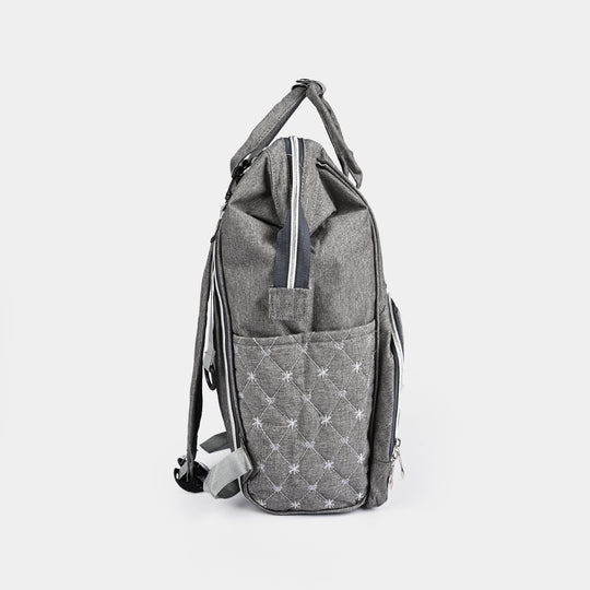 BABY CARE MOTHER BAG PACK | 1865 GRAY