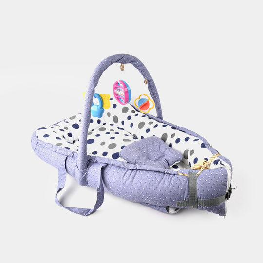 Baby Bed Nest with Toy Bar | 772 Purple