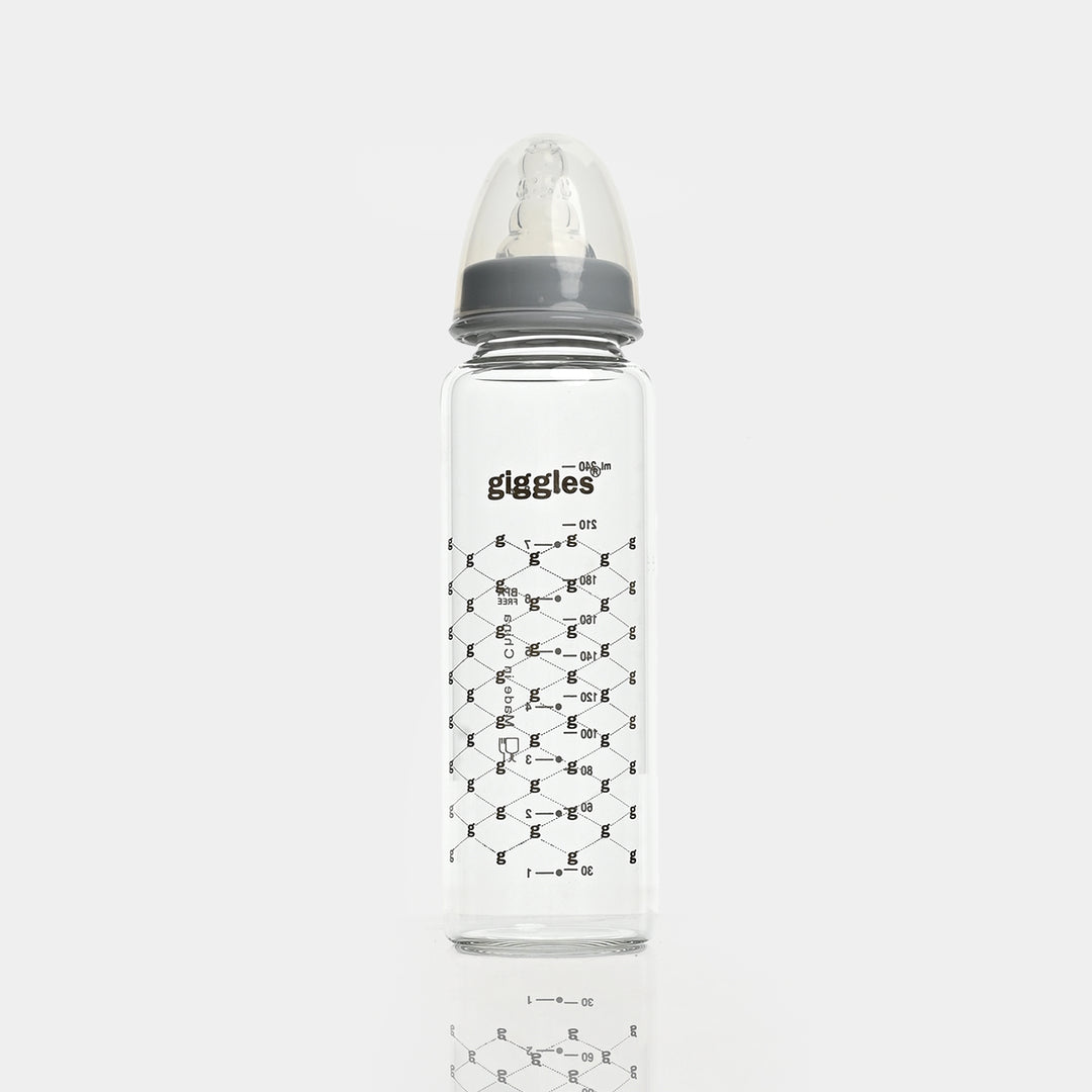 Giggles Glass Feeding Bottle | 240ml