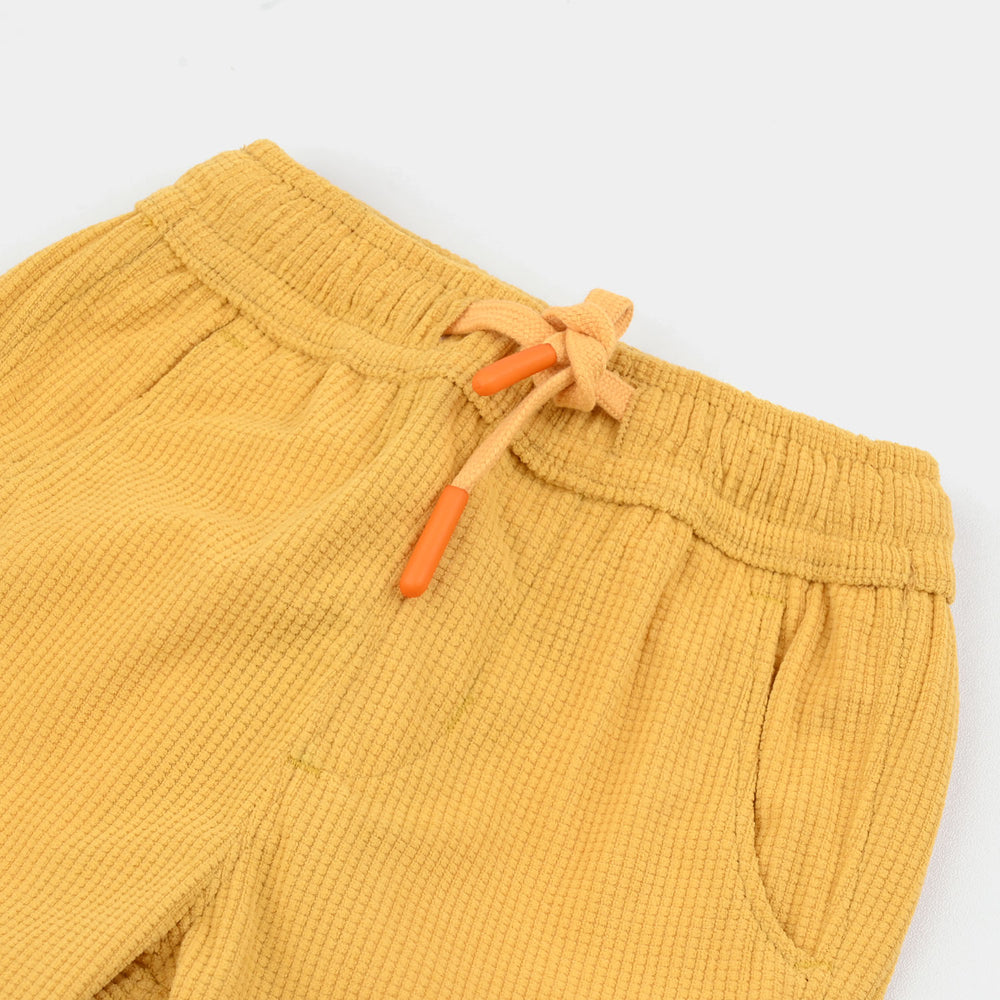 Infant Boys Corduroy Pant My Lead - Yellow