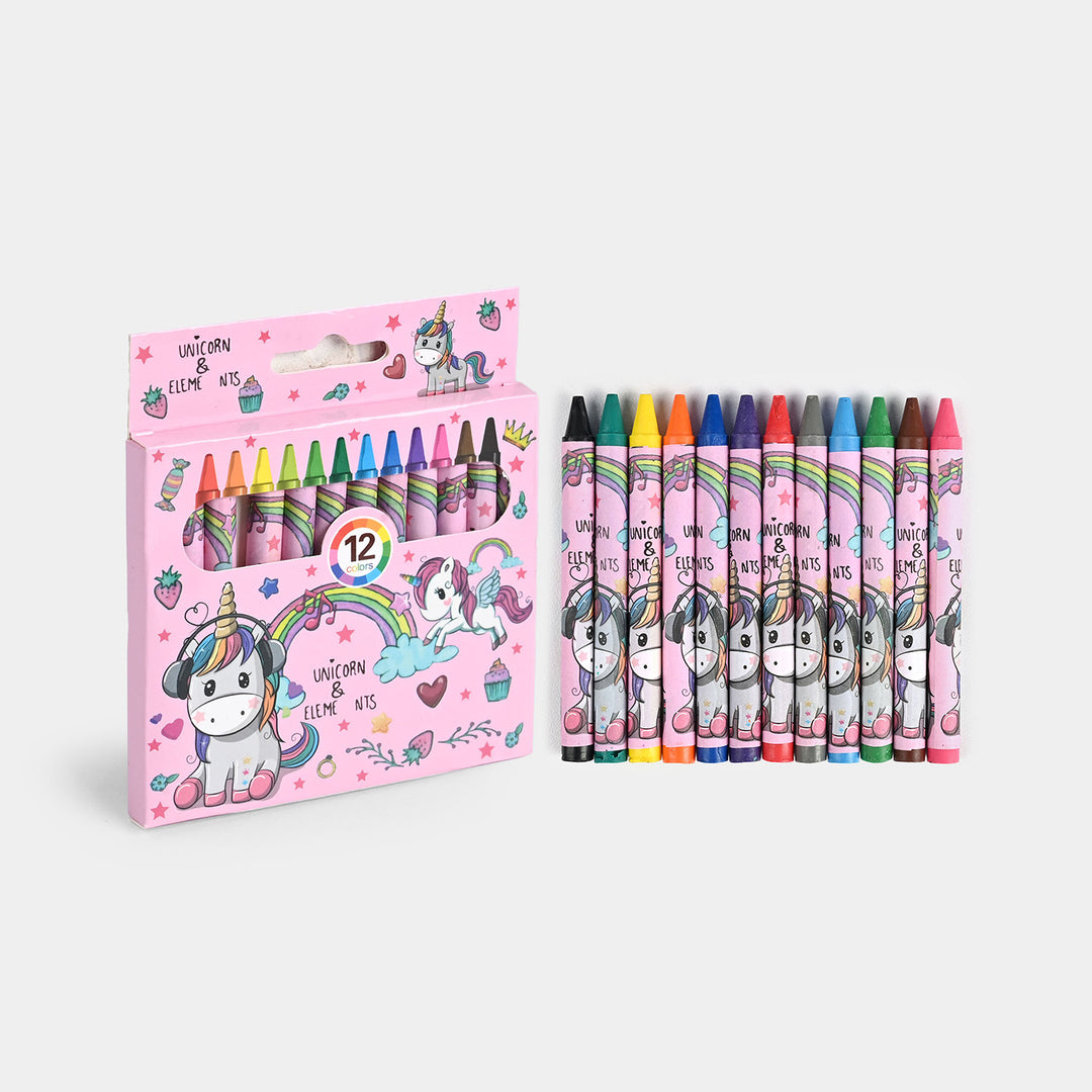 12-Color Crayon Set