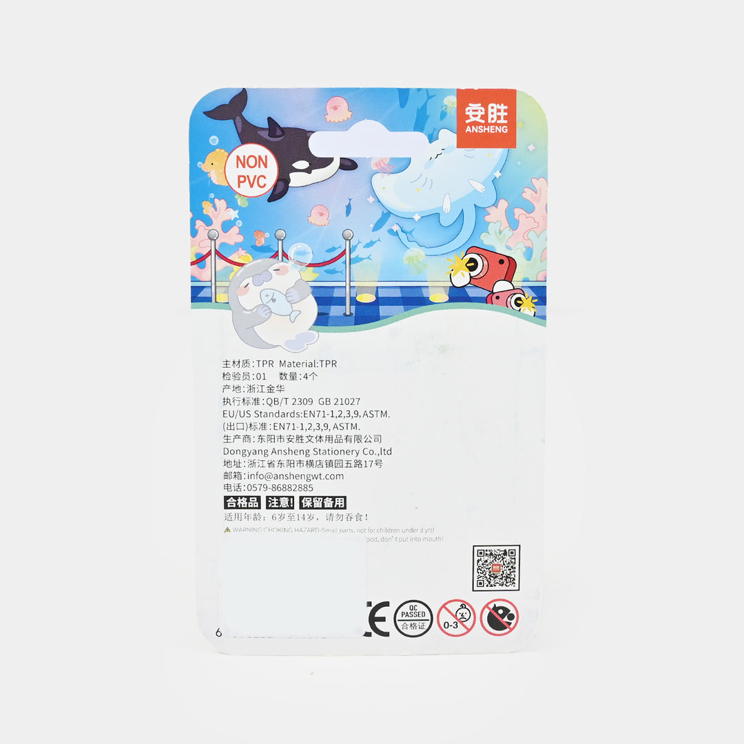 Multi Design Erasers For Kids