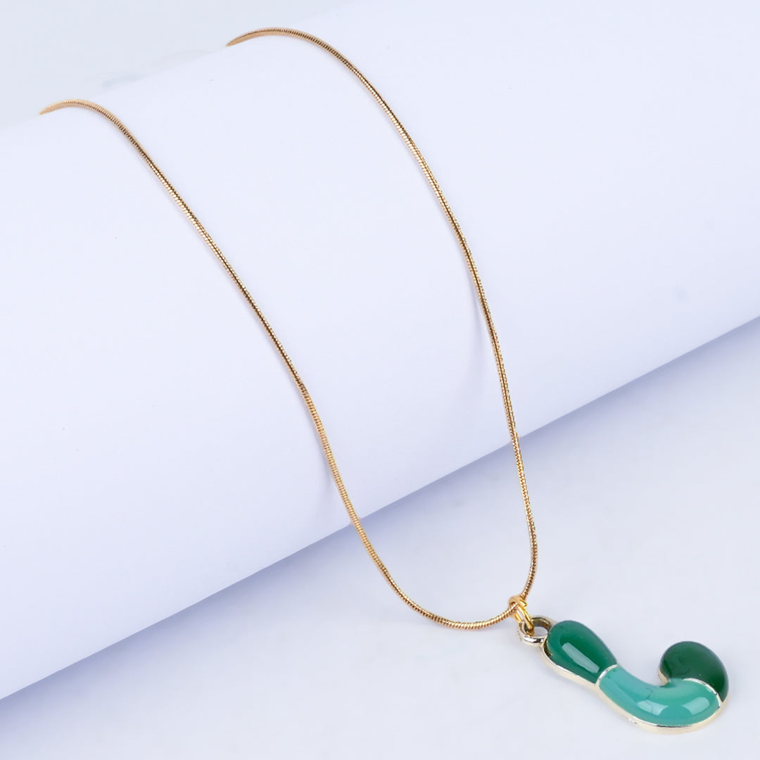 Trendy Alphabet Pendant Necklace for Girls