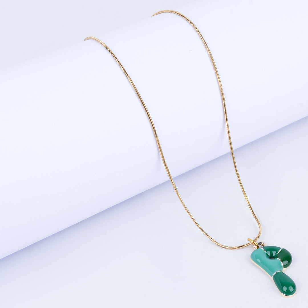 Trendy Alphabet Pendant Necklace for Girls