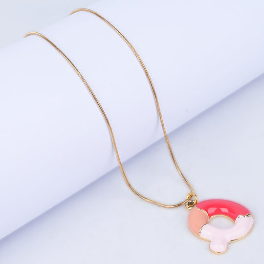 Trendy Alphabet Pendant Necklace for Girls
