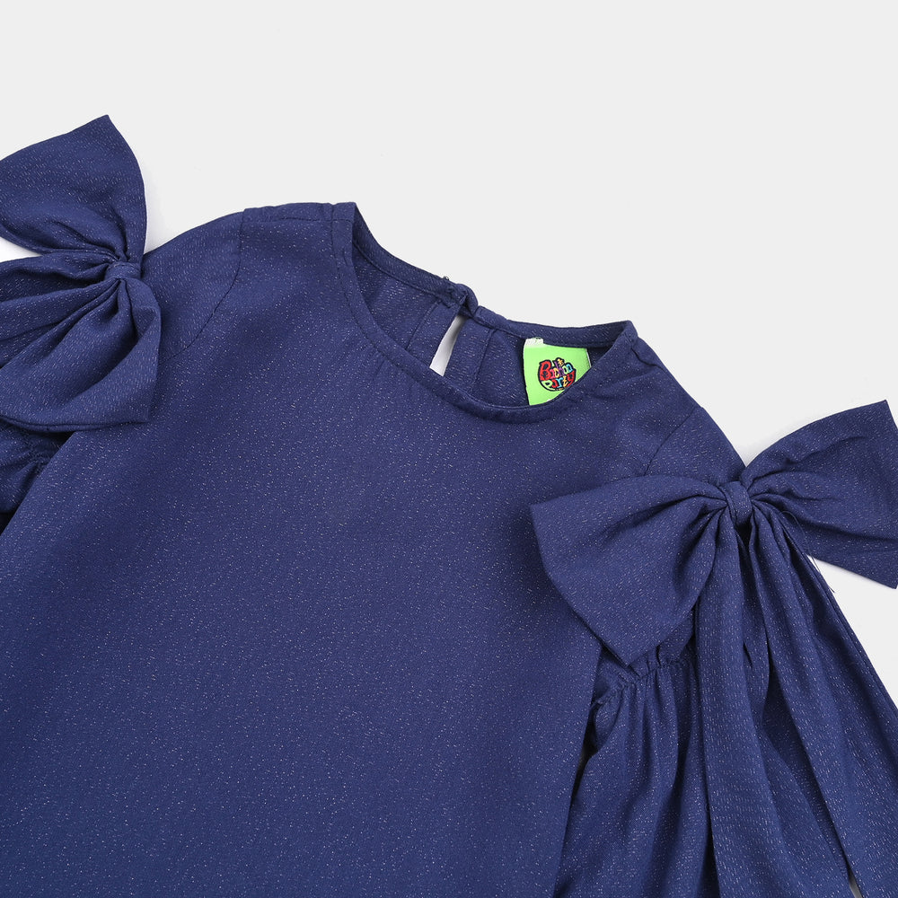 Infant Girls Cotton Casual Top Galaxy-Navy Blue