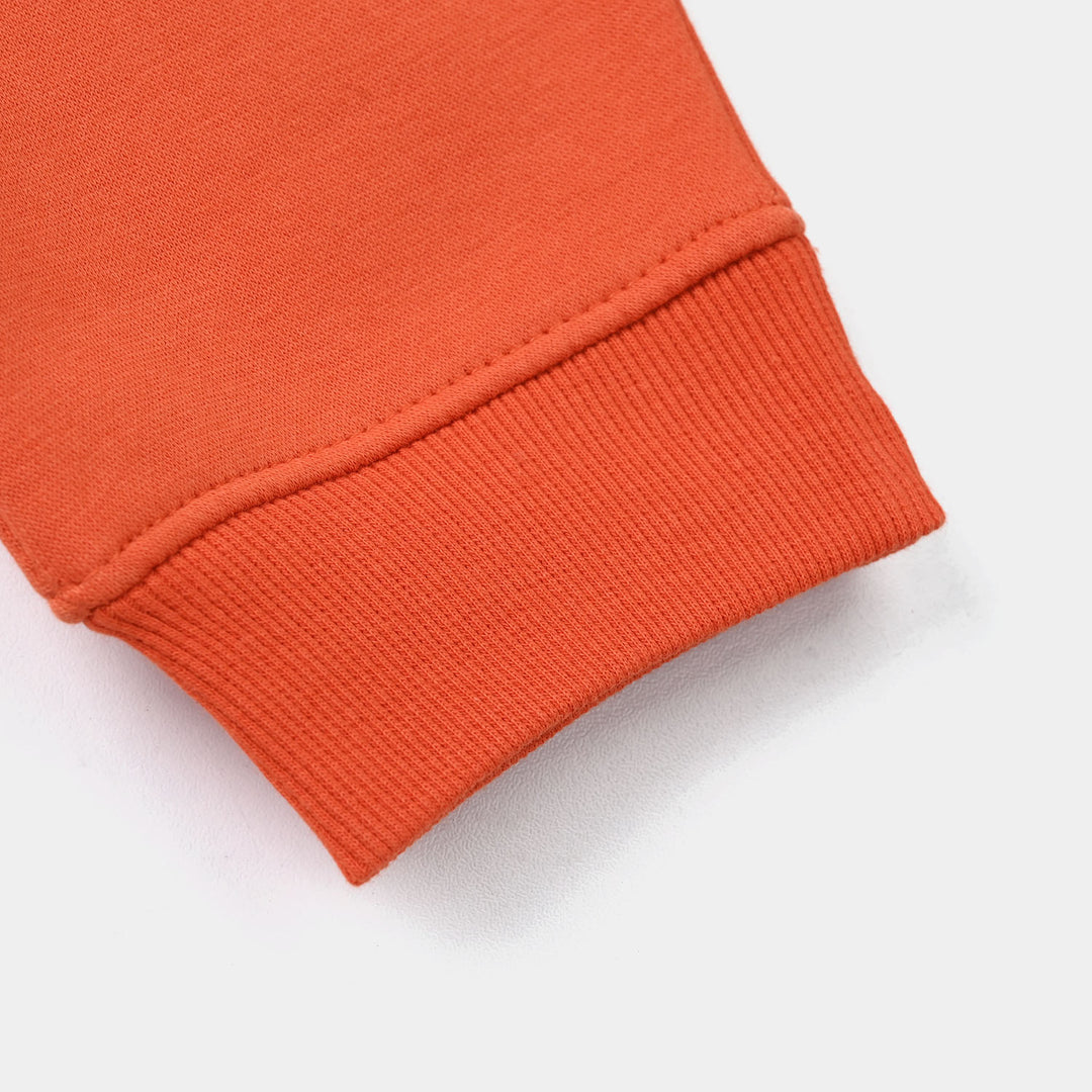 Boys Fleece Pajama Unlimited Fun - Orange