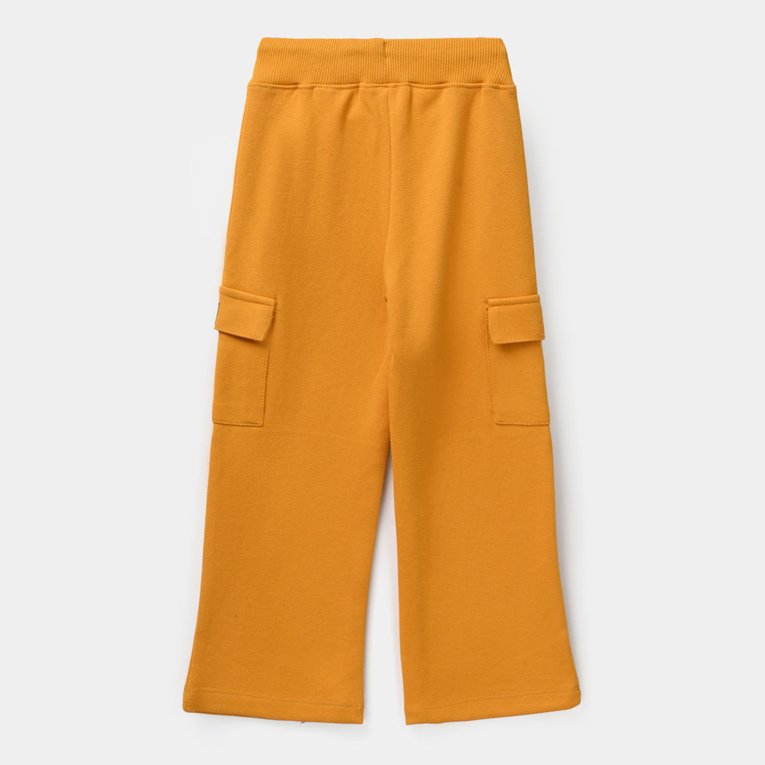 Boys Jumbo Pique Interlock Pajama - Yellow