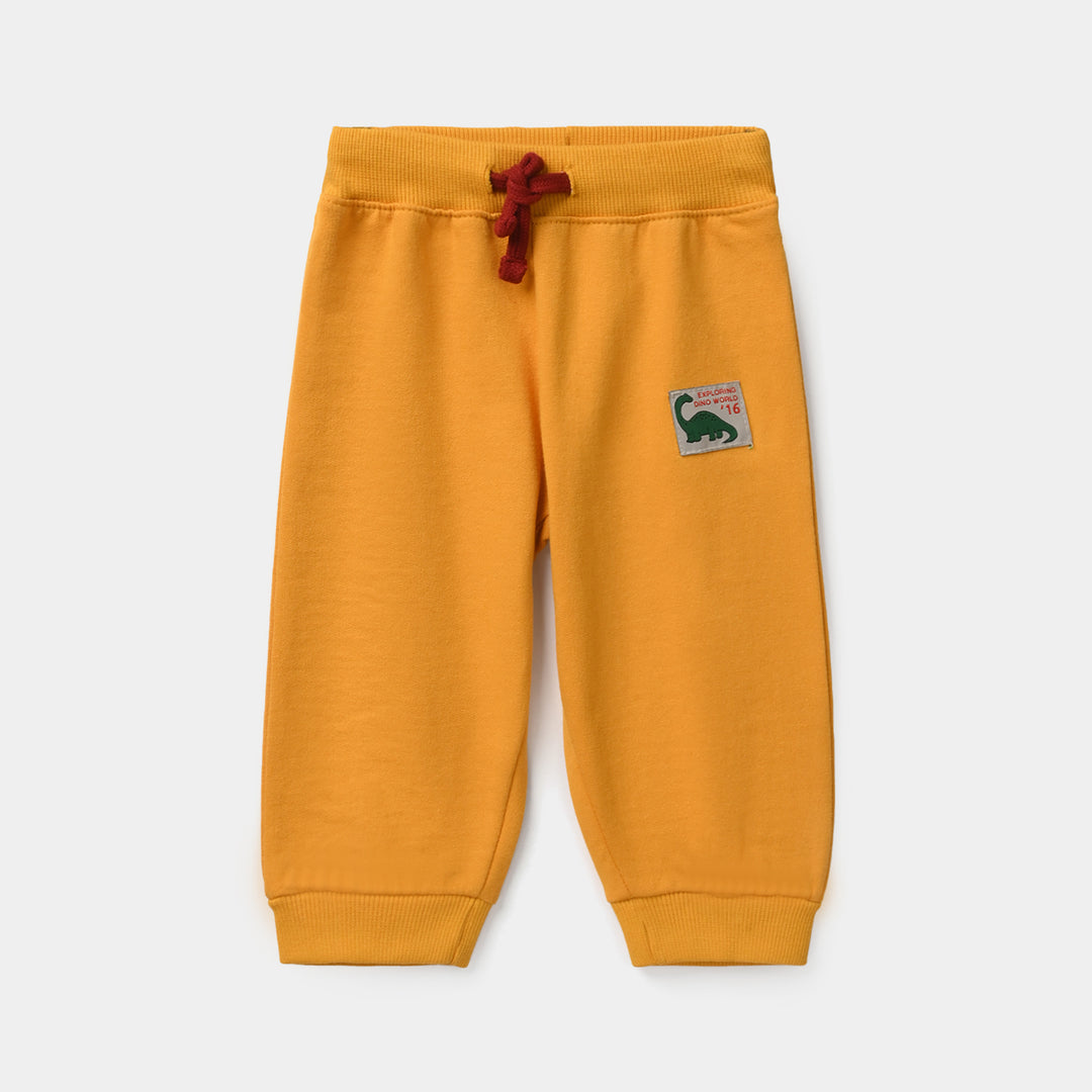 Infant Boys Jersey/Terry Pyjama (Dino World) - Sunflower