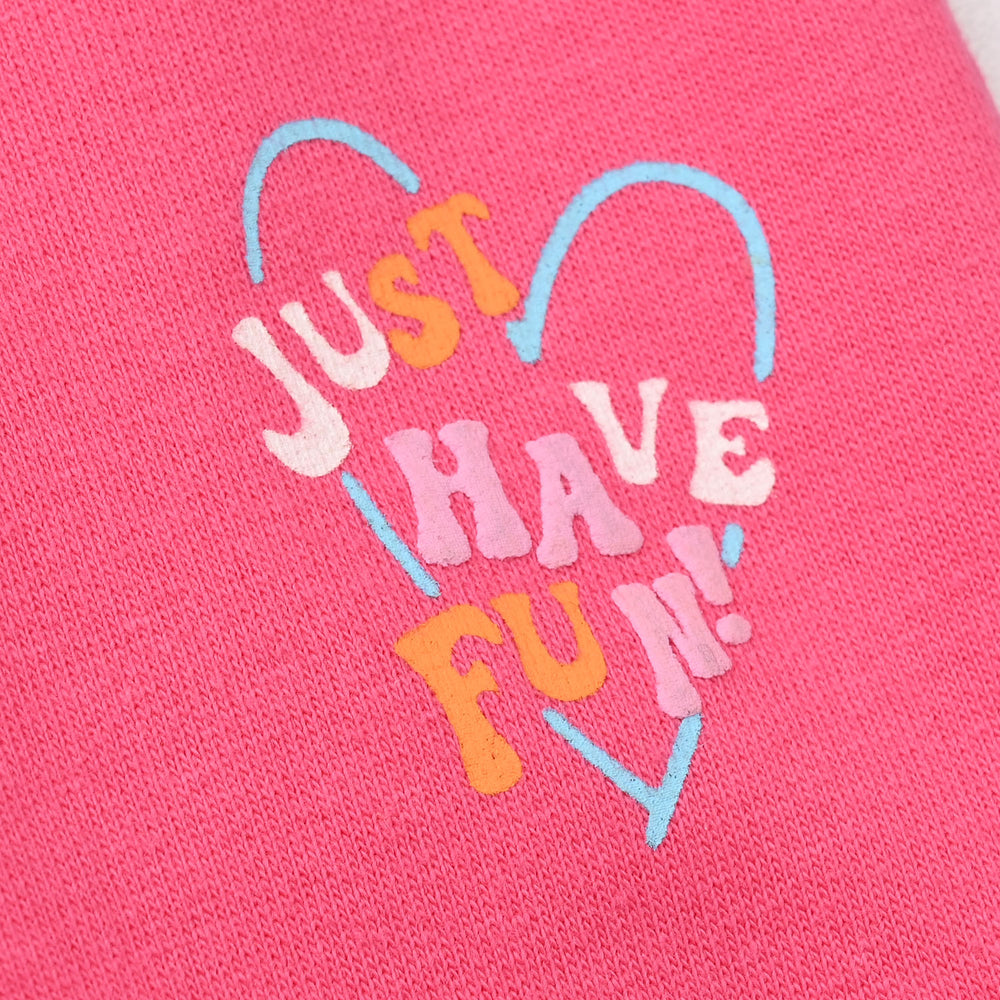 Infant Girls Jersey Terry Pajama Pants – Fuchsia Pink