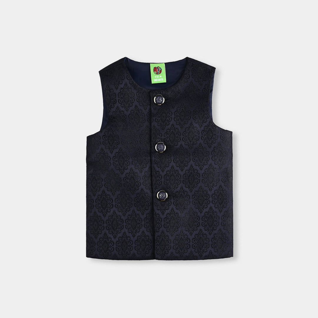 Infant Boys Poly Viscose Waistcoat - NAVY