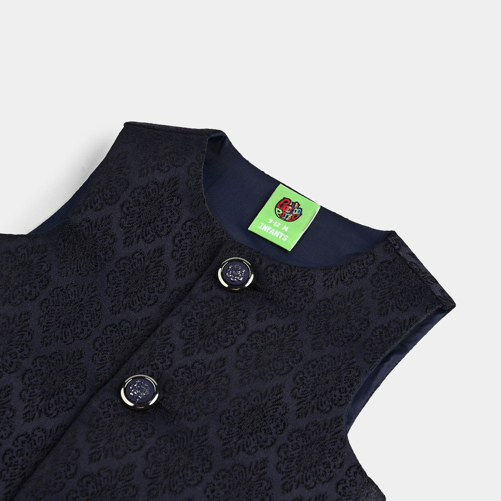 Infant Boys Poly Viscose Waistcoat - NAVY