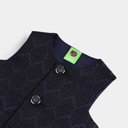 Infant Boys Poly Viscose Waistcoat - NAVY