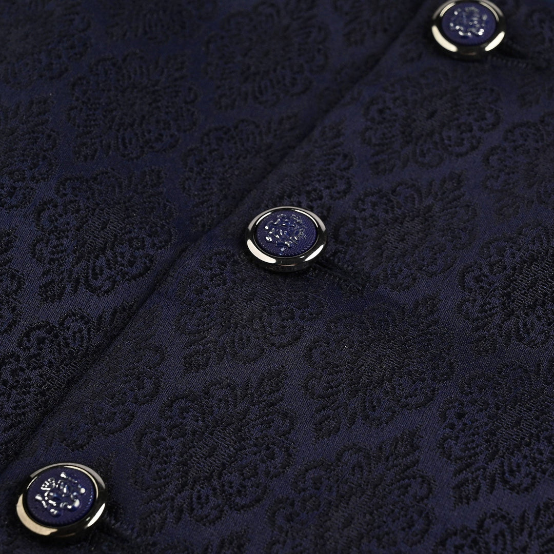 Infant Boys Poly Viscose Waistcoat - NAVY