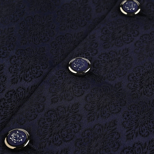 Infant Boys Poly Viscose Waistcoat - NAVY