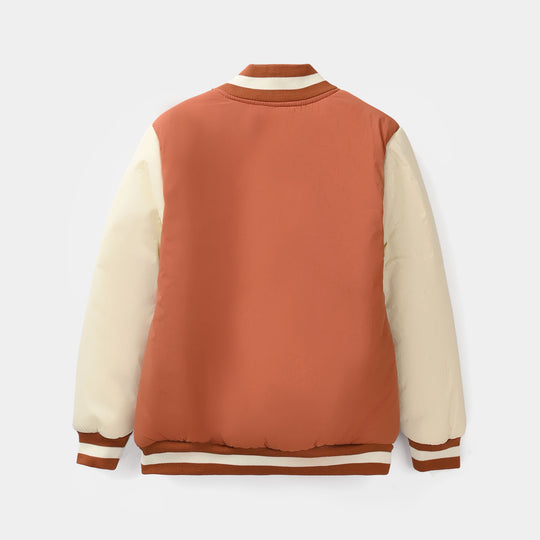 Boys Quilted Jacket (Take A Chance) - ORANGE