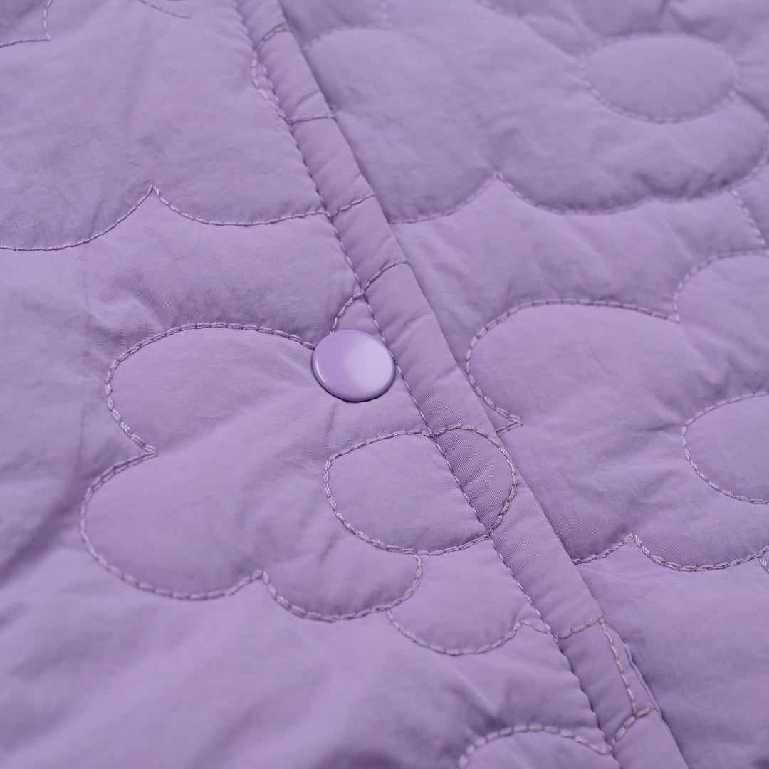Infant Girls Hooded Jacket Floral - Purple
