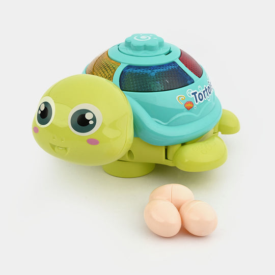 Funny Tortoise With Light & Music